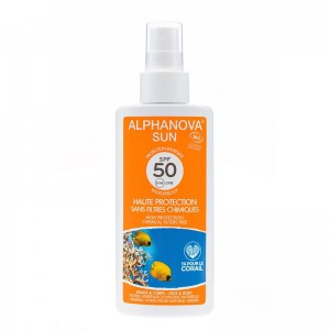 Spray solaire SPF 50+ Bio- 125 ml -ALPHANOVA