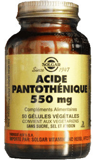Acide Pantothénique - Vit B5 - SOLGAR