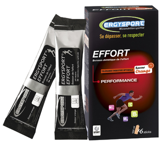 Ergysport Effort - Goût orange - stick - NUTERGIA