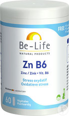 Zn B6 60 gélules – BE-LIFE
