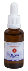 Fleurs de Bach - Assistance - Composé floral n° 1 - 30 ml - DEVA