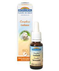 Fleurs de Bach complexe Confiance Animaux BIO-BIOFLORAL