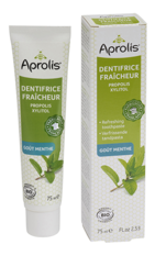 Dentifrice Fraicheur gout menthe : propolis, xylitol Bio- 75ml APROLIS