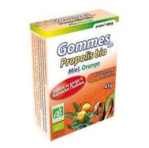 Gommes de Propolis Miel, Orange bio - PROPOS NATURE