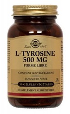 L-Tyrosine 500 mg -50 gélules -SOLGAR