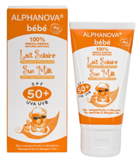 Soin solaire bébé SPF 50+ Bio- 50g -ALPHANOVA