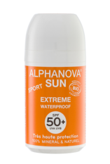 Solaire Extrême 50+ Bio-Roll on - 50g -ALPHANOVA