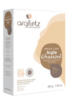 Argile ghassoul ultra ventilée-200g - ARGILETZ