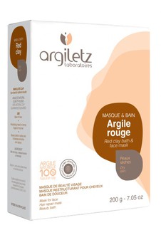 Argile rouge ultra ventilée-200g - ARGILETZ