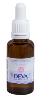 Fleurs de Bach - Grossesse - Composé floral n°10 - 10 ml -DEVA