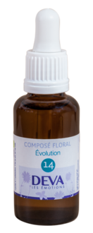 Fleurs de Bach - Evolution - Composé floral Bio n°14 - 10 ml - DEVA