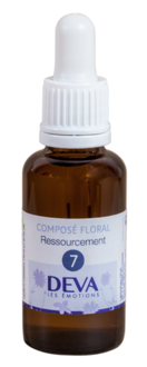Fleurs de Bach - Lâcher prise - Composé floral Bio n° 7 - 10 ml - DEVA