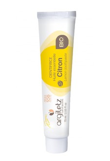 Dentifrice citron Bio-75ml - ARGILETZ