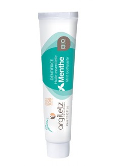 Dentifrice menthe Bio-75ml - ARGILETZ