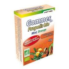 Gommes de Propolis Miel, Orange bio - PROPOS NATURE