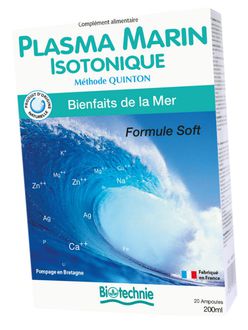 Plasma Marin Isotonique 20 ampoules - BIOTECHNIE