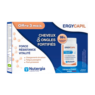 ERGYCAPIL - TRAITEMENT 3 MOIS - NUTERGIA