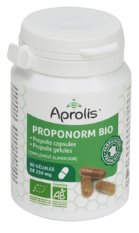 Proponorm Bio : Poudre de propolis en gélules- 60gélules -APROLIS