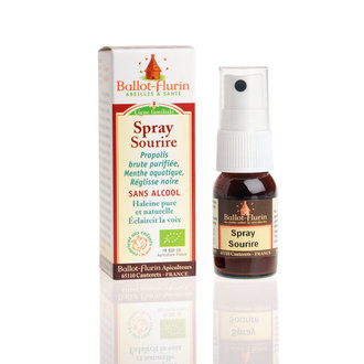 Spray sourire - sans alcool-15 ml -BALLOT FLURIN