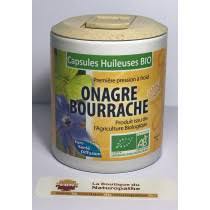 Capsules Huileuses Onagre / Bourrache  BIO - ESD / PHYTOFRANCE