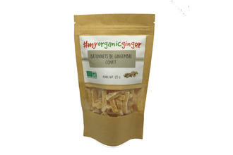 Batonnets de gingembre confit - MYORGANICGINGER