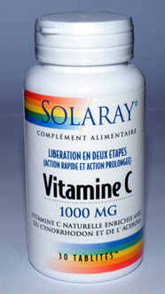 Vitamine C - 1000 mg - 30 -SOLARAY
